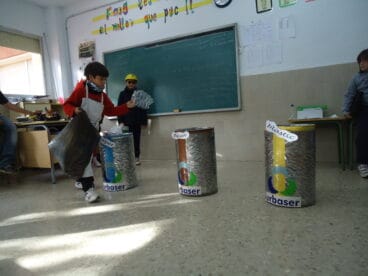 Reciclaje en los colegios de Dénia