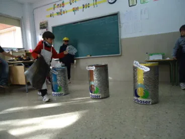 Reciclaje en los colegios de Dénia