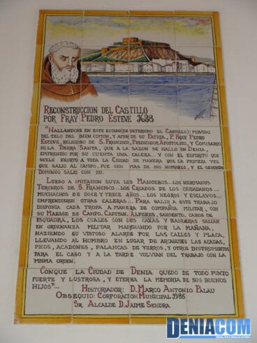 Reconstrucción del Castillo por el Pare Pere