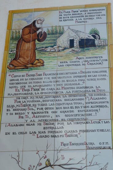 Textos al Pare Pere en la Ermita