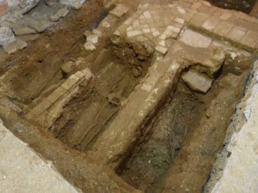 Tumbas cristianas halladas bajo un inmueble en dénia