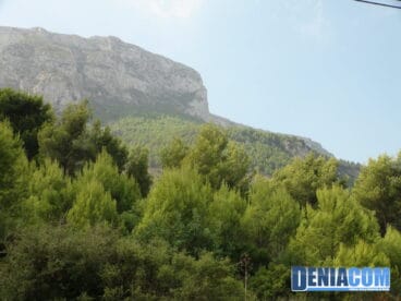 Vistas del Montgó desde el Pare Pere