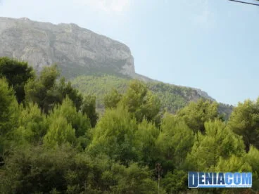 Vistas del Montgó desde el Pare Pere