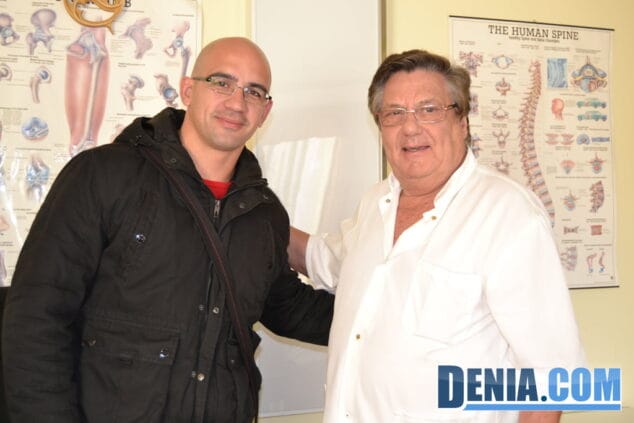 salva Gimenez con Gilbert Sanguinede