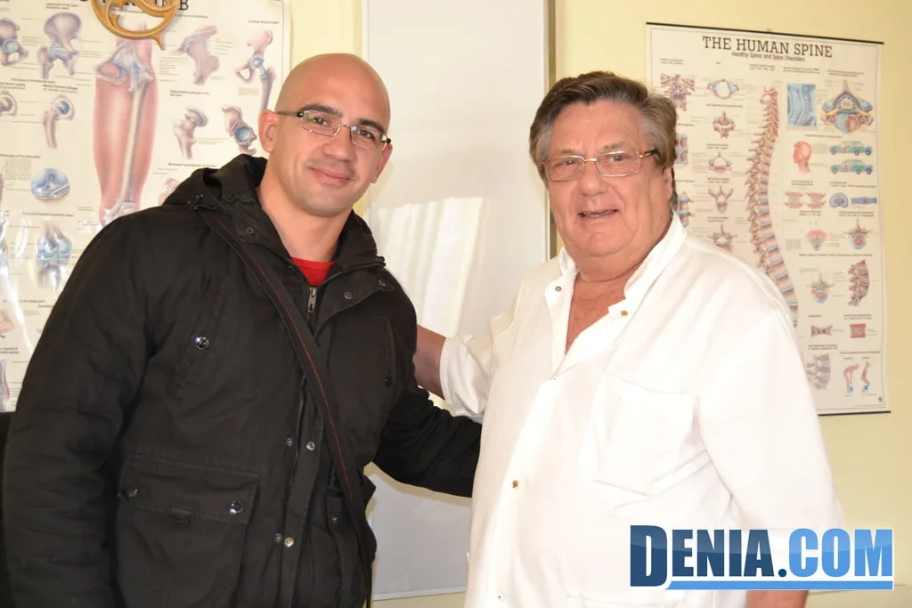 salva Gimenez con Gilbert Sanguinede