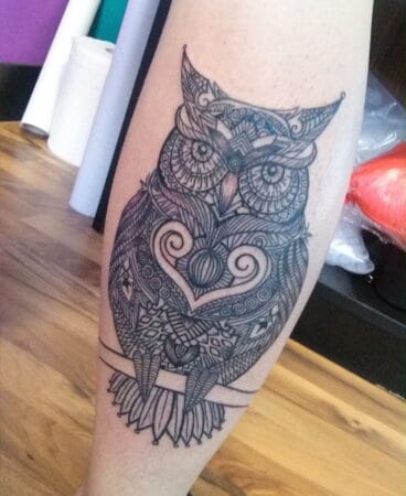 Tatuajes en Dénia – As Meigas Tattoo & Piercing – búho