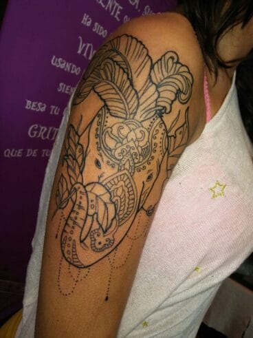 Tatuajes en Dénia – As Meigas Tattoo & Piercing – elefante indio
