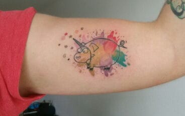 Tatuajes en Dénia – As Meigas Tattoo & Piercing – unicornio color