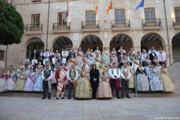 Cargos de las Fallas 2014 antes de la inauguración de la Exposición del Ninot