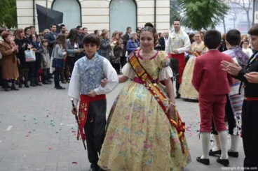 Llegada de Iván y Marina a la presentación 2014