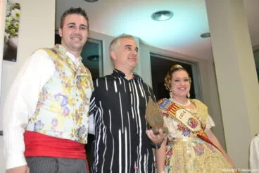 Salvador Contrí recibió la mención especial de la Falla Oeste