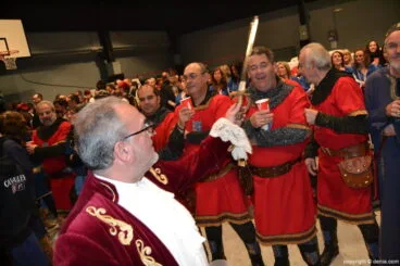 Pablo Puente en la recepción de capitanías del Mig Any