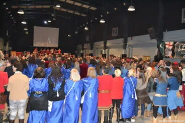 Recepción de las capitanías en el Mig Any de Dénia