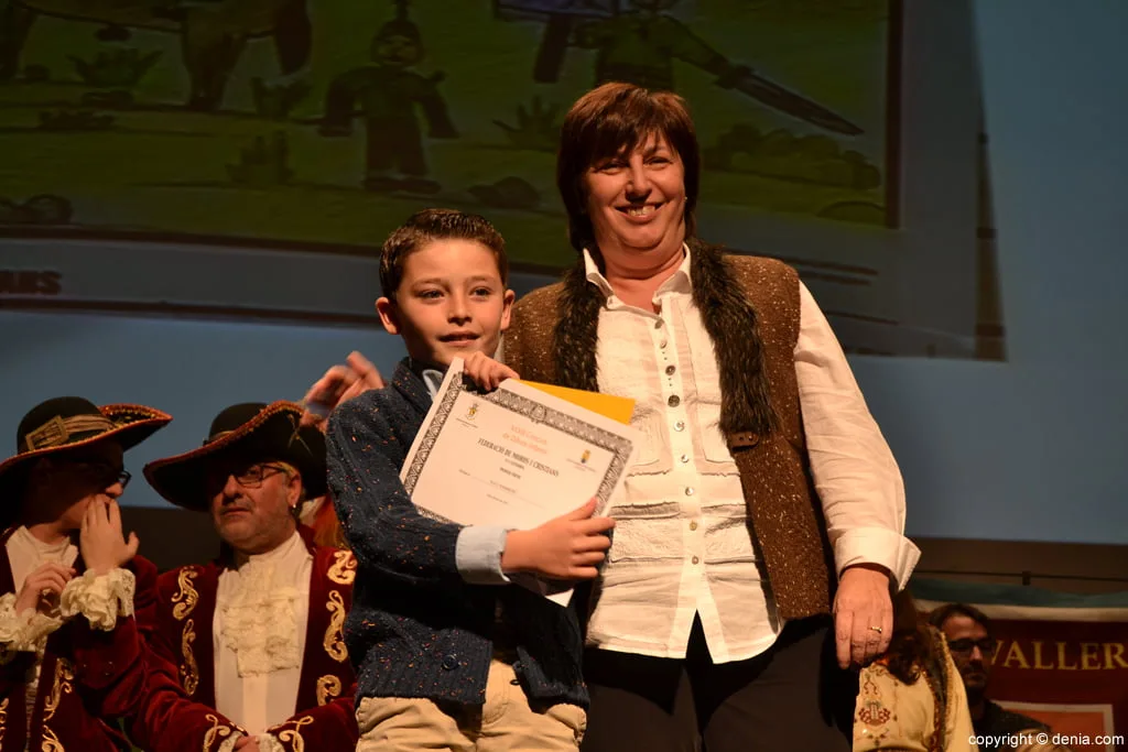 Primer premio del concurso de dibujo de Mig Any