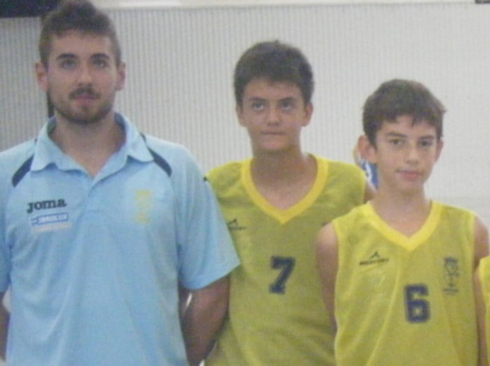 Carlos Moratalla y Joan Muñoz en la Selección Alevín Valenciana