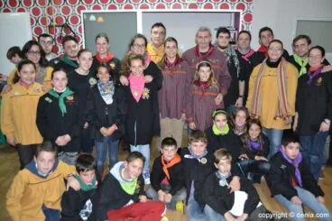 Cargos 2014 con el pregonero de Fallas de Dénia