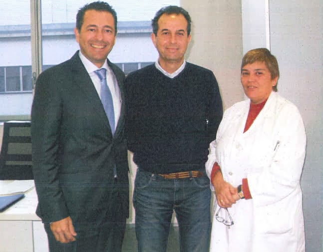 El nuevo comisionado del departamento de salud de Dénia con representantes de Intersindical Marina Alta