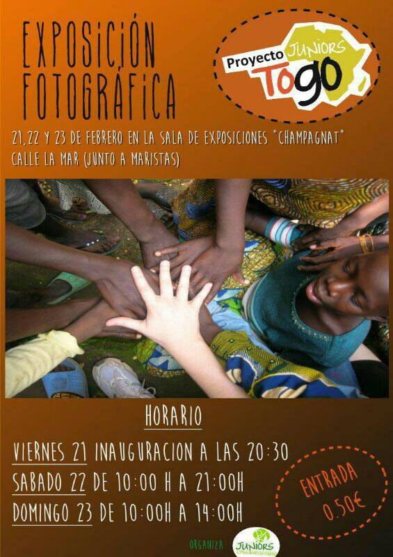 Exposición fotográfica Proyecto Juniors Togo