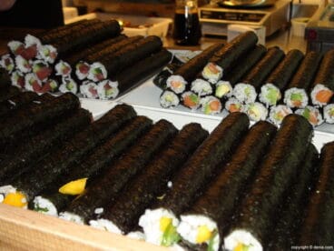 Japi Japo, rollos de Sushi por cortar