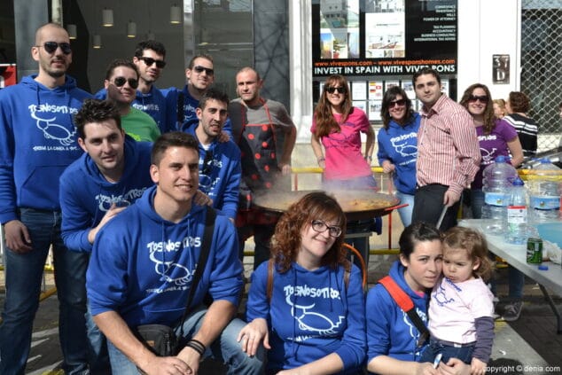 La Peña Tos nosotros en el Mig Any de la Festa Major