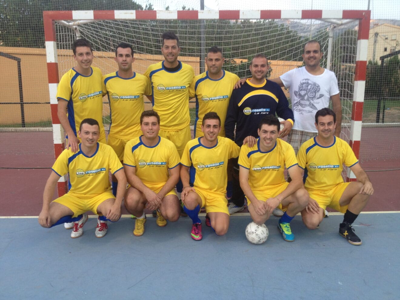 Lino Roselló ocupa la quinta plaza en la liga comarcal de fútbol sala