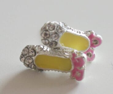 Pendientes plateados Mundo de Danza