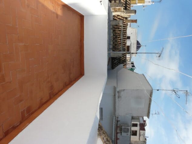 Terraza superior Casa de Pubelo en centro de Dénia