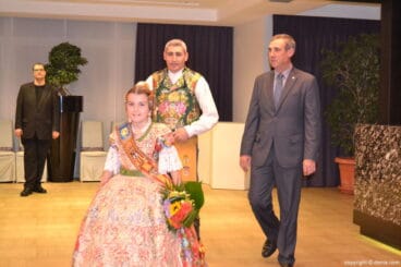 Llegada de Paloma a la Gala Infantil