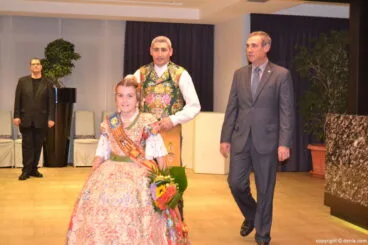 Llegada de Paloma a la Gala Infantil