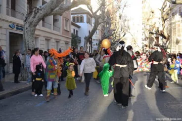 Pasacalle del Carnaval infantil de Dénia 2014