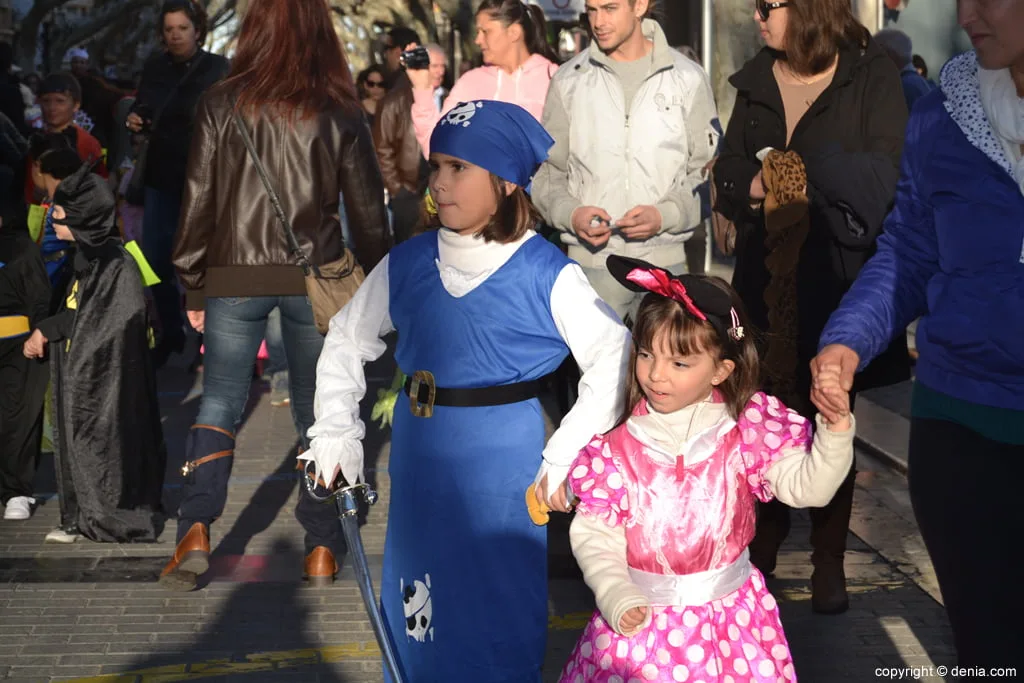 Pasacalle del Carnaval infantil de Dénia 2014