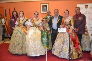 Premio a la ornamentación del monumento para la Falla Darrere del castell