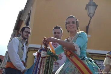 Sara Femenía en el Día de la Bandera del Oeste