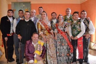 Presidentes de las fallas de Dénia en los premios infantiles