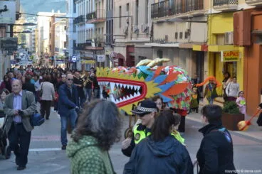 Pasacalle del Carnaval infantil de Dénia 2014
