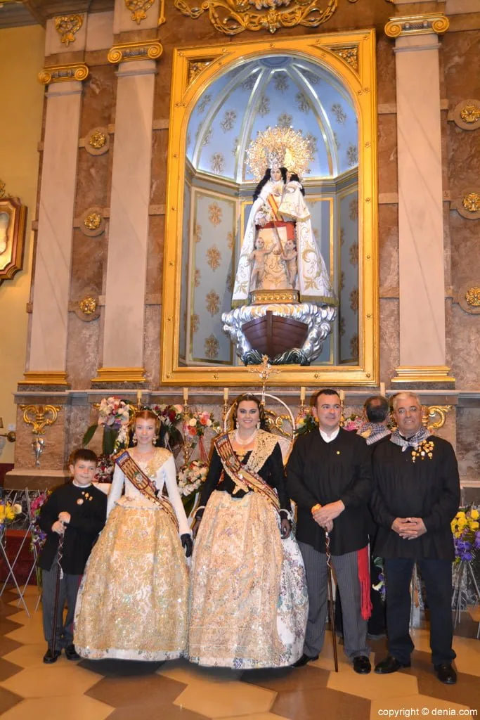 Ofrenda de flores Fallas de Dénia 2014 - Ofrenda de la Falla Centro