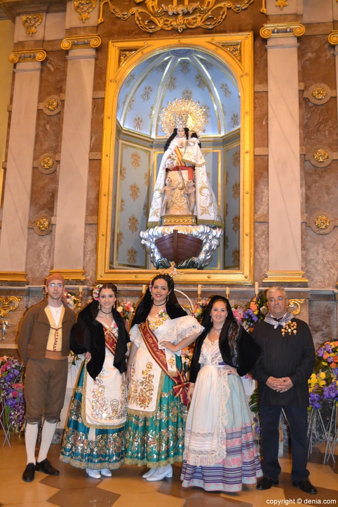 Ofrenda de flores Fallas de Dénia 2014 – Ofrenda de representantes de las fiestas de Murcia