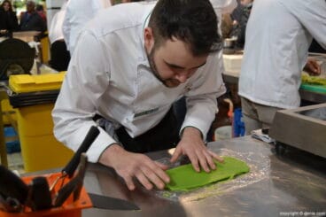 Cocineros de Baba Room en el concurso internacional de cocina creativa de la Gamba Roja de Dénia