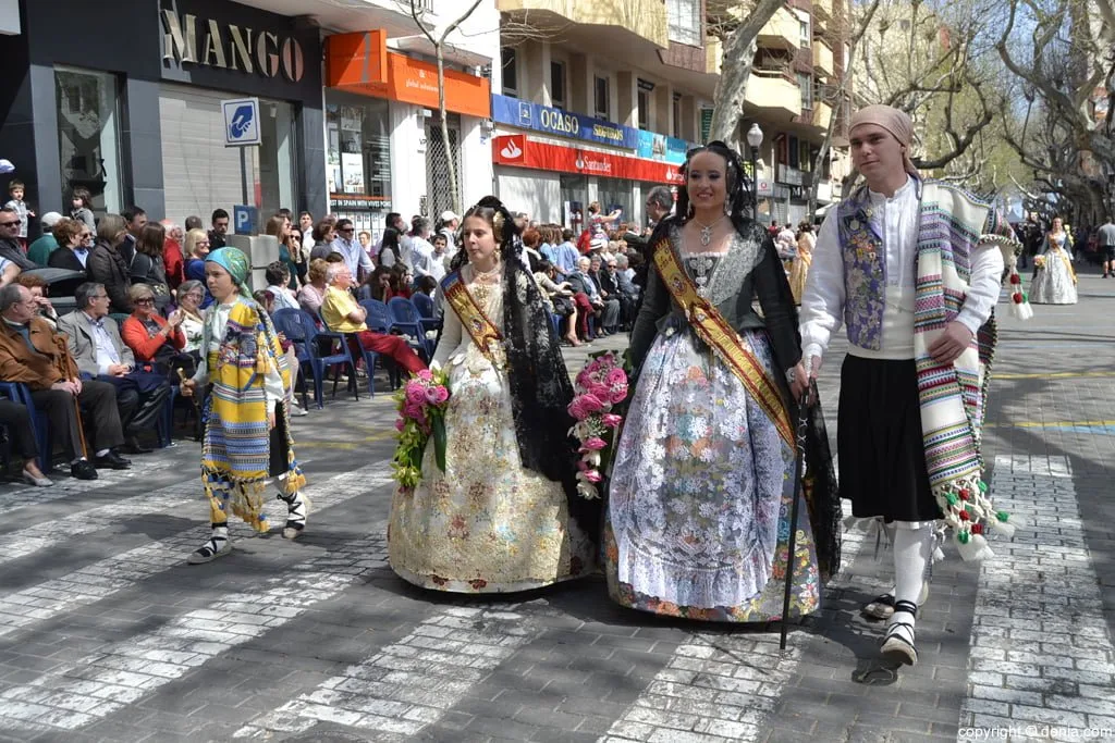 Ofrenda de flores Fallas de Dénia 2014 - Cargos de Port Rotes