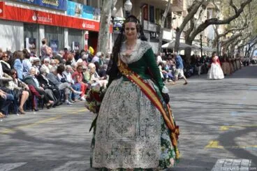 Ofrenda de flores Fallas de Dénia 2014 – Saladar – Andrea Barber