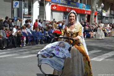Ofrenda de flores Fallas de Dénia 2014 – Centro