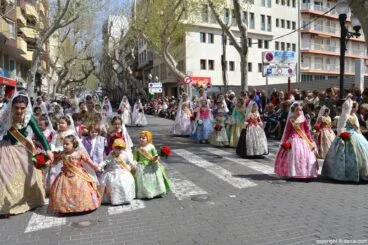 Ofrenda de flores Fallas de Dénia 2014 – Baix la Mar