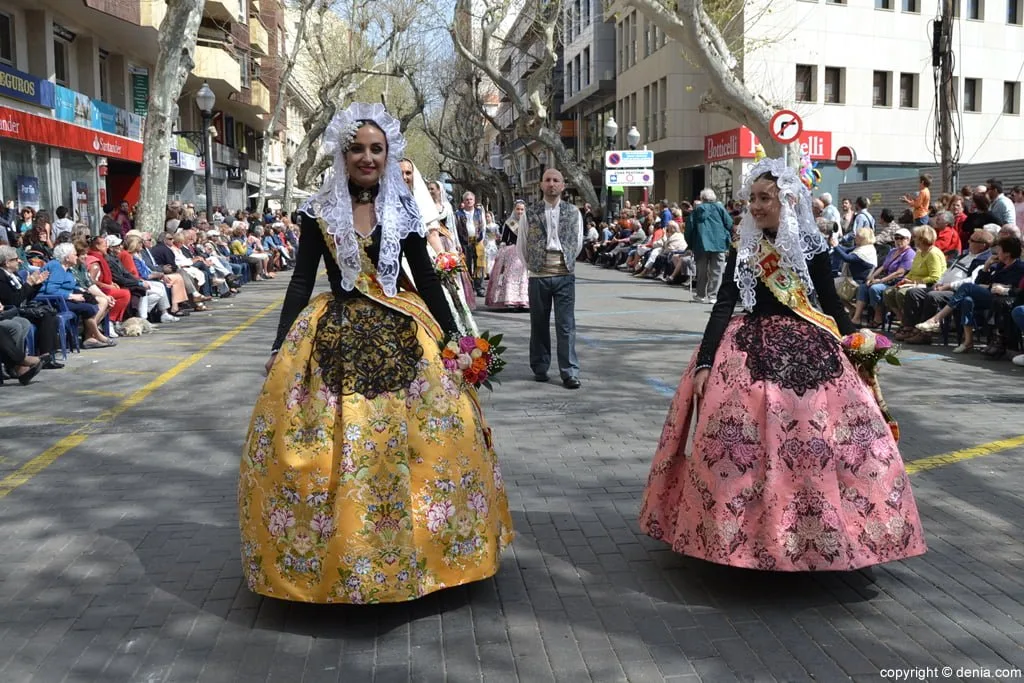 Ofrenda de flores Fallas de Dénia 2014 - Junta Local Fallera - Invitados