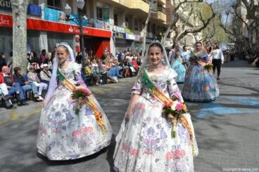 Ofrenda de flores Fallas de Dénia 2014 – Junta Local Fallera – Invitados