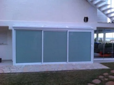 Acabado cerramiento para cuarto trastero Aluvent