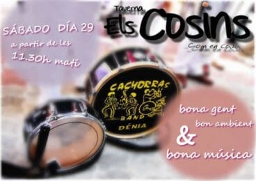 Actuación de Cachorras Band en Taverna Els Cosins