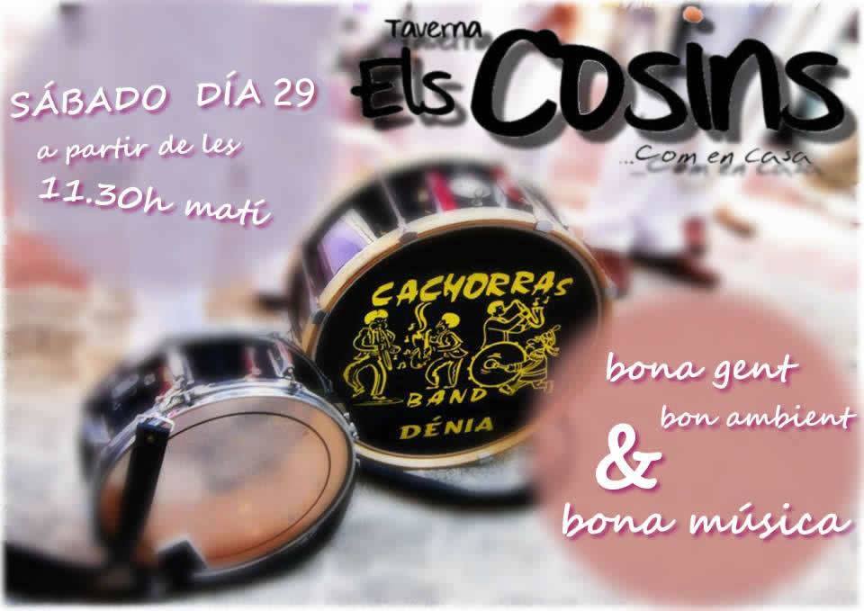 Actuación de Cachorras Band en Taverna Els Cosins