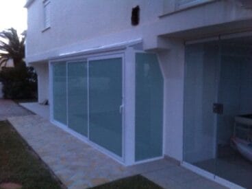 Cerramiento en exterior para trastero Aluvent