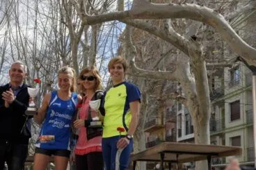 Diana Bisquert en el podium