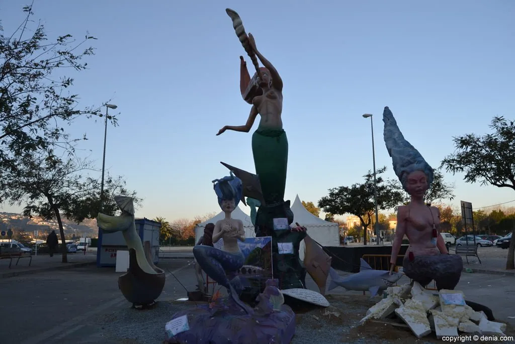 Así son los monumentos de las Fallas de Dénia 2014 5 Falla Camp Roig 2014